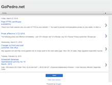 Tablet Screenshot of gopedro.net